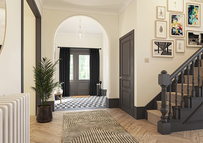 Stockholm, Black - Made to Measure Curtains - Image 8